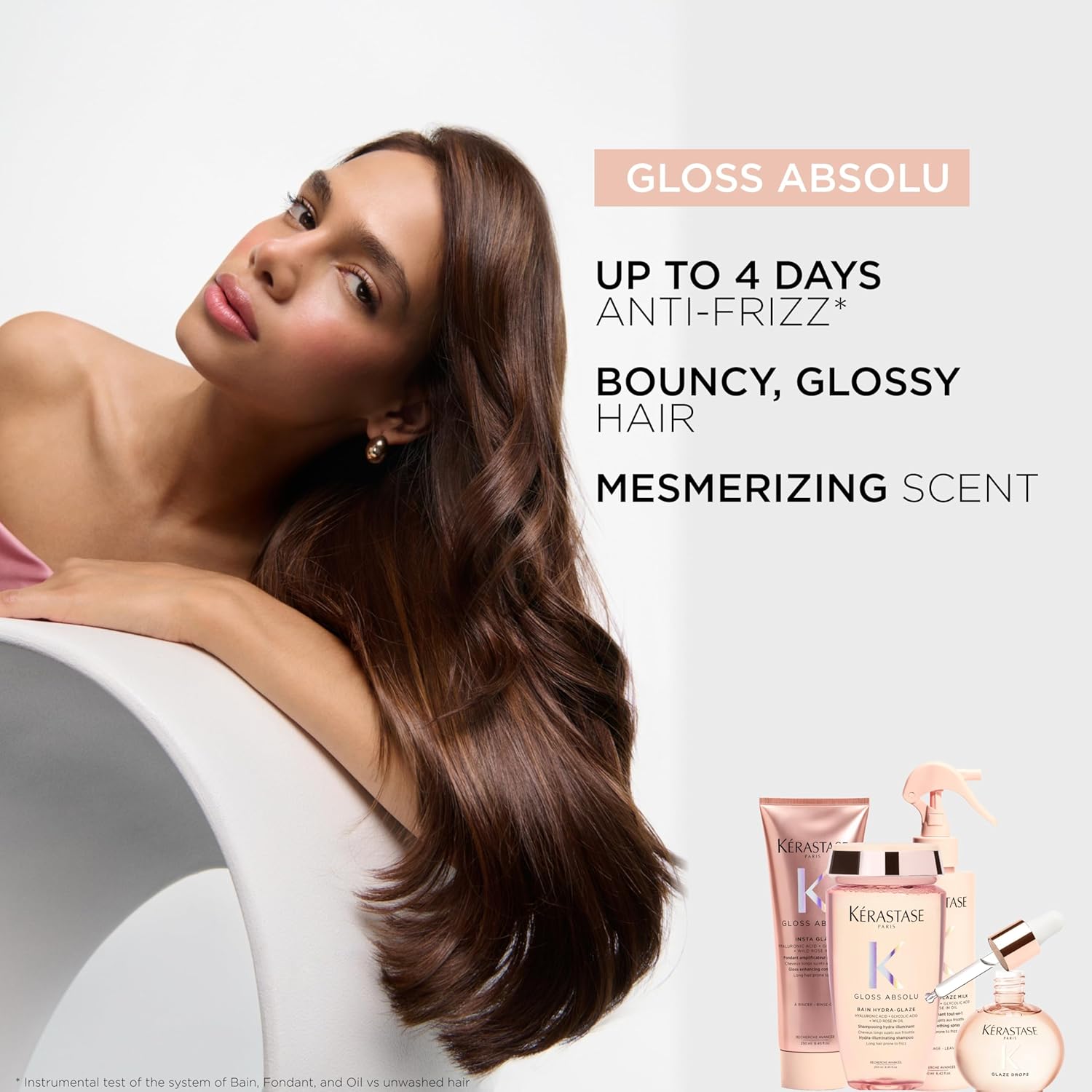 Kérastase Gloss Absolu Conditioner for All Hair Types, with Glycolic Acid, Hyaluronic Acid & Wild Rose 250ml : Amazon.co.uk: Beauty