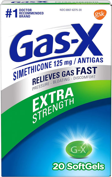 Gas-X Ex Softgels Size 20ct Gas-X Extra Strength Gas Relief Softgels