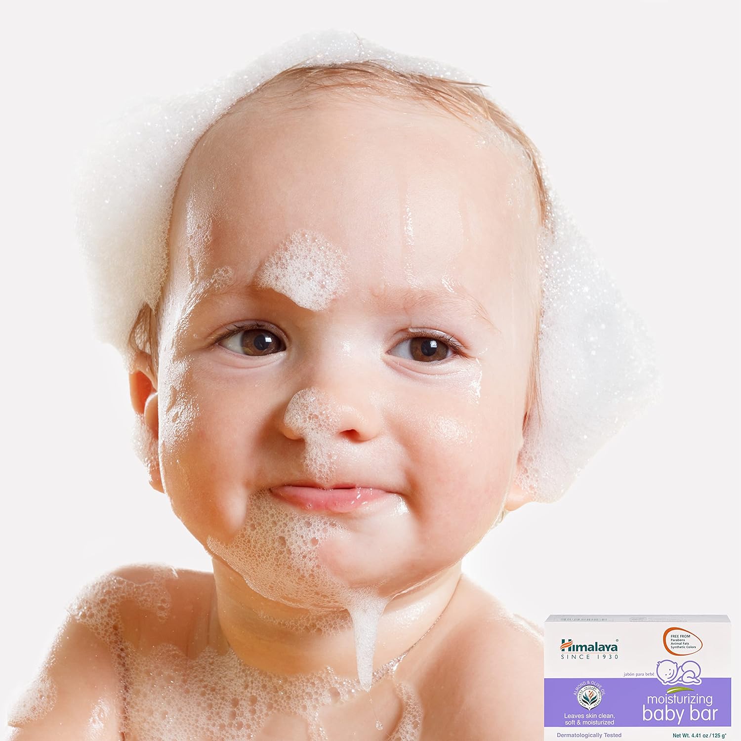 Himalaya Moisturizing Baby Bar With Olive & Almond Oils, 4.41 Ounce : Baby