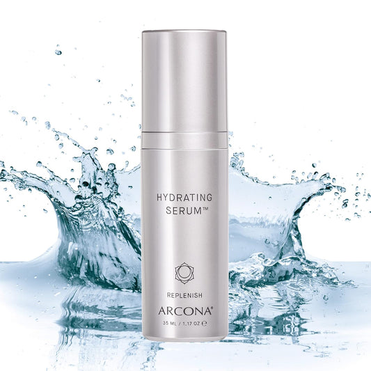 Arcona Hydrating Serum - Coconut, Manuka Honey, Hyaluronic Acid + Aloe Plump, Replenish + Lock In Moisture 1.17 Oz. Made In The Usa