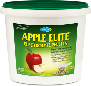 Farnam Apple Elite Electrolyte Pellets 7.5 Pounds, 40 Day Supply