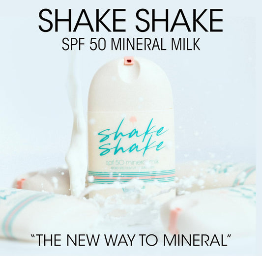 Vacation Shake Shake Spf 50 Mineral Milk Face Sunscreen, Non-Comedogenic, Streak-Free, Water-Resistant Broad Spectrum Sun Block, Non-Nano Zinc Formula, Vegan, Moisturizer With Spf, 1.7 Fl. Oz
