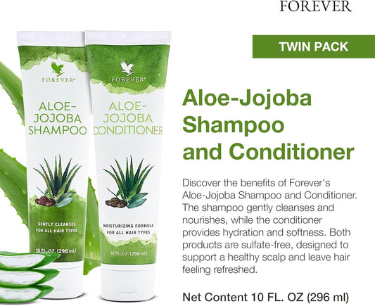 Forever Living Aloe-Jojoba Shampoo And Conditioning Rinse Twin Pack