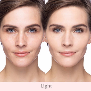 Mally Beauty Stress Less Performance Foundation - Light - Buildable Medium To Full Coverage - Lightweight Foundation Liquid - Niacinamide Brightens And Hydrates Skin - Satin Finish