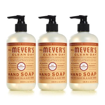 Mrs. Meyer'S Clean Day Hand Soap, Made With Essential Oils, Biodegradable Formula, Oat Blossom, 12.5 Fl. Oz - Pack Of 3