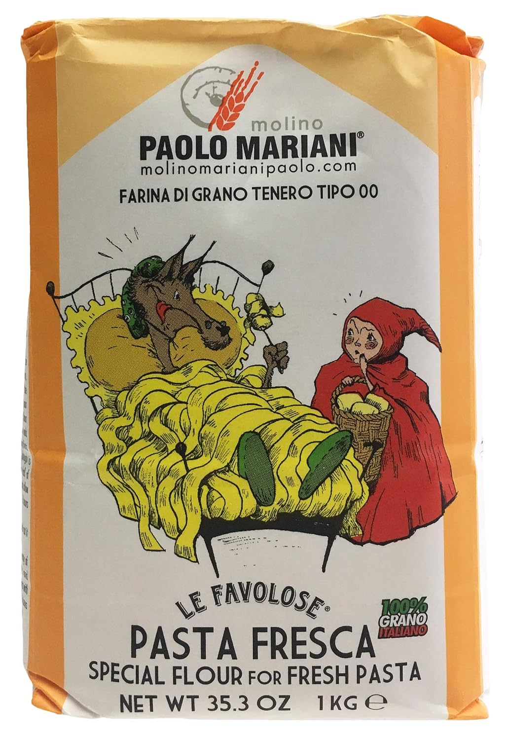 Paolo Mariani Type 00 Flour For Fresh Pasta And Gnocchi 2.2 Lbs