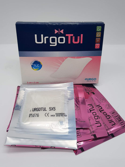 Urgotul Soft Polymer Wound Dressing - 5Cm X 5Cm - 5 Dressings