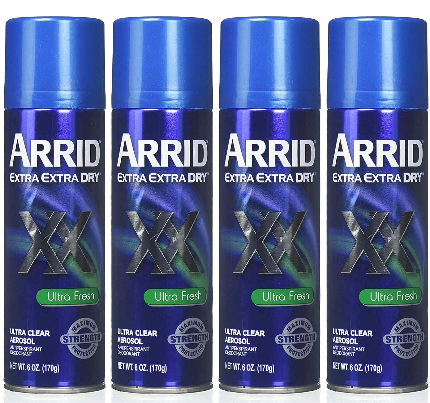 Arrid Xx Extra Extra Dry Aerosol Antiperspirant Deodorant, Regular 4 Oz