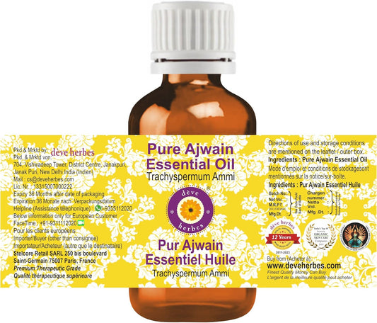 Dève Herbes Sea Buckthorn Oil (Hippophae Rhamnoides) | Cold Pressed | Pure | Natural | Undiluted | For Diluting Essential Oils | For Skin & Massage | Non-Sticky| Lightweight| Unisex | 100Ml (3.38 Oz)