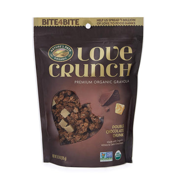 Love Crunch Organic Granola, Double Chocolate Chunk, Non GMO, by Nature's Path, 11.5 Oz (Pack of 1)