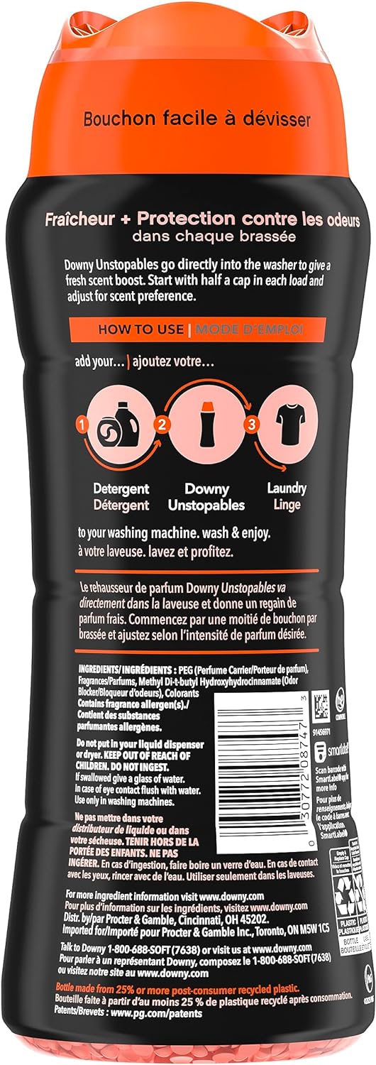 Downy Unstopables In-Wash Laundry Scent Booster Beads, Tide Original, 18.2 oz