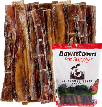 Downtown Pet Supply 6-inch Bully Sticks for Dogs, 1 LB - USA Sourced, No Hide Dog Chews Long Lasting and Non-Splintering - Nutrient-Rich, Single Ingredient and Odor Free Bully Sticks for Dogs