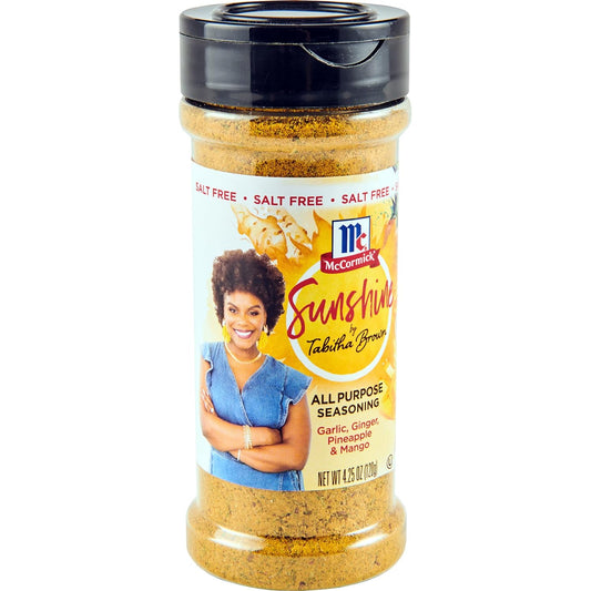 McCormick Sunshine All Purpose Seasoning by Tabitha Brown, 4.25 oz (Pack of 6)