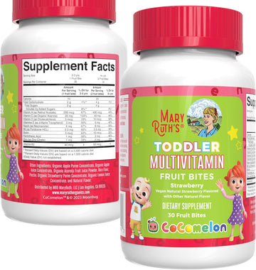 Mary Ruth's Cocomelon Toddler Multi Fruit Bites, 30 CT