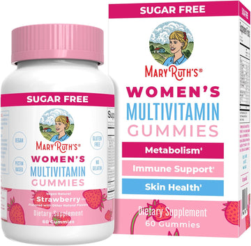 Maryruth'S Multivitamin For Women 14+ | Women'S Multivitamin Gummies | Immune Support Daily Women'S Multivitamin | Skin Health | Gummy Vitamins For Women | Sugar Free | Vegan | Non-Gmo | 60 Count