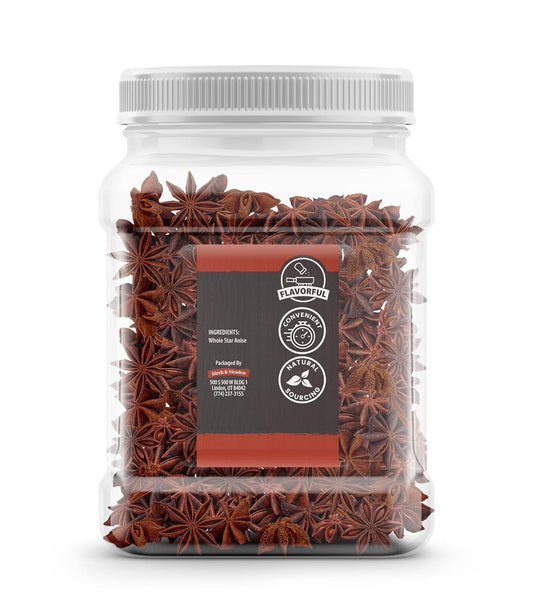 Birch & Meadow 10 Oz Of Whole Star Anise, Teas & Baking, Whole Dried Pods