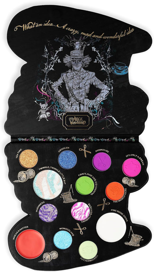 Revolution Beauty, Disney'S Alice In Wonderland X Revolution Mad Hatter Palette, Halloween Face & Eye Costume Makeup, Vegan & Cruelty-Free