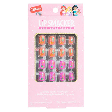 Lip Smacker Disney Princess Holiday Press On Nails Stocking Christmas Gifts For Girls Kids
