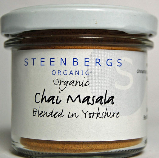 Steenbergs Organic Masala Chai Spice Blend Standard Jar 40G