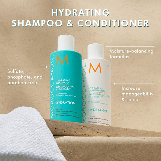 Moroccanoil Hydrating Shampoo And Conditioner Bundle, 250 Ml Each