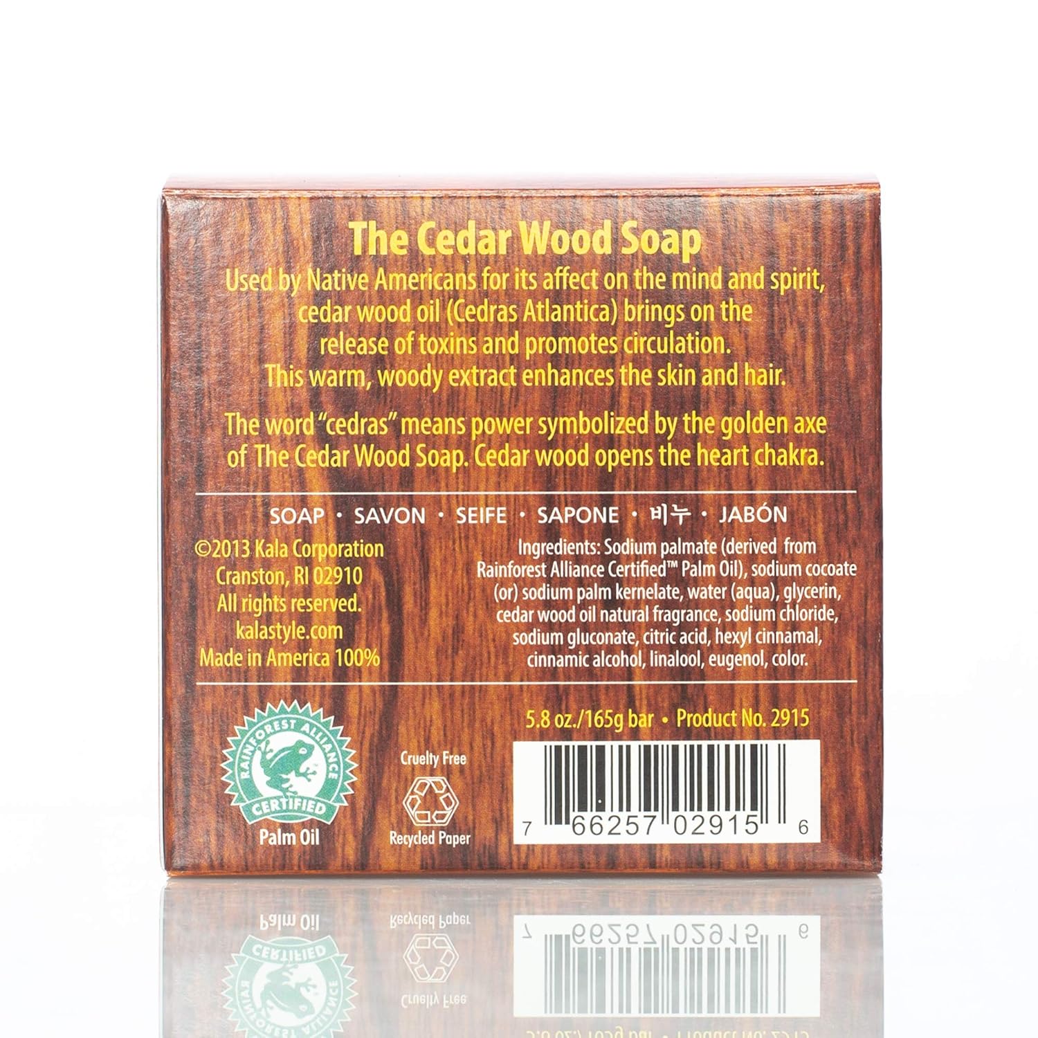 Kalastyle Cedar Wood Soap, 5.8 Oz
