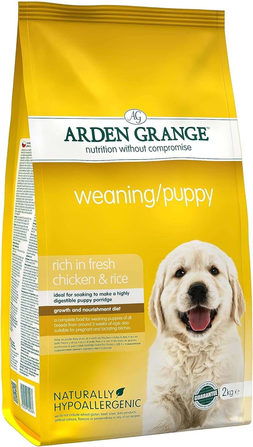 Arden Grange Weaning Puppy Dry Dog Food, Chicken, 2 Kg :Pet Supplies