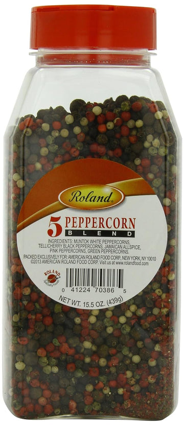 Roland Peppercorns, 5 Blend, 15.5 Ounce