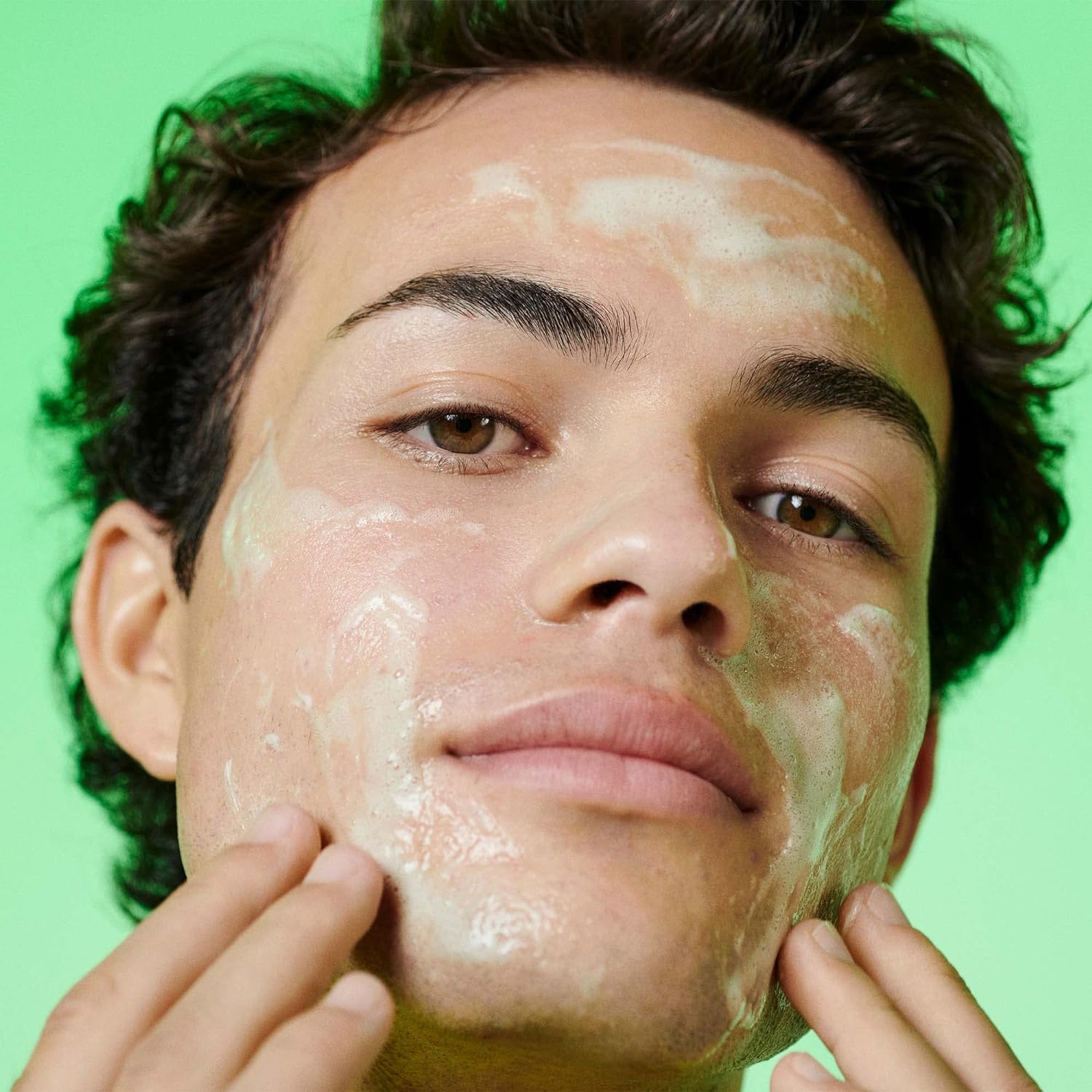 Kinship Naked Apple Gel Facial Cleanser + Mint Mud Deep Pore Detox Mask | Cleanse + Minimize Pores | Exfoliate, Smooth + Brighten Skin | Balance Oil + Unclog Pores | Vegan Skincare : Beauty & Personal Care