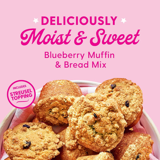 Duncan Hines Dolly Parton'S Blueberry Flavored Muffin & Bread Mix, 17.83 Oz