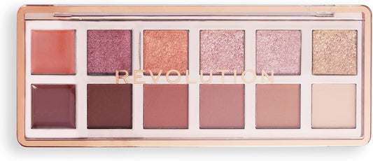 Makeup Revolution, The True Icon Bronze Eyeshadow Palette, Cream, Matte & Shimmer Finishes, 12 Blendable Shades : Amazon.co.uk: Beauty