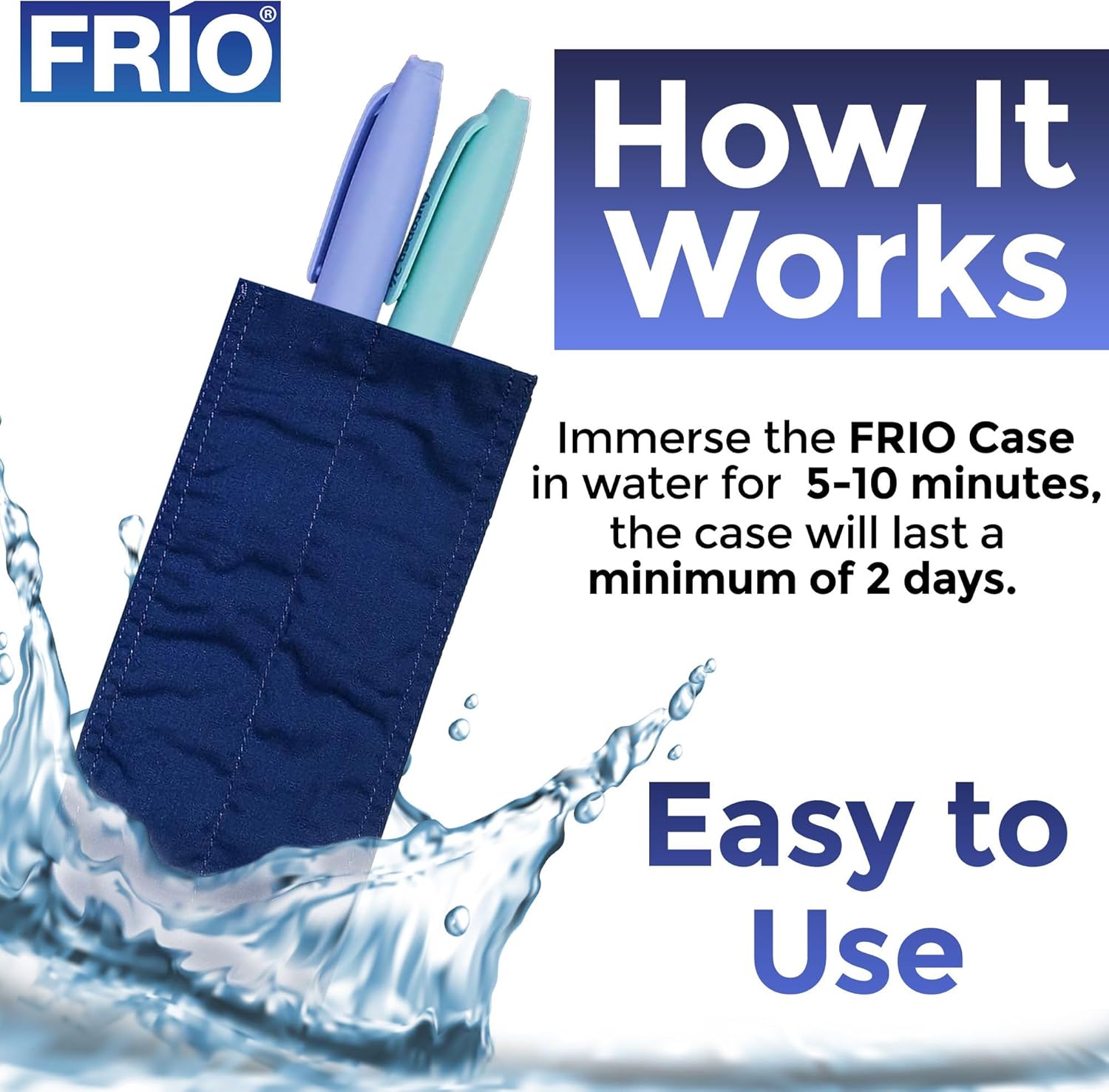 Frio Duo Insulin Cooler Wallet - Keep Medication Cool For 45+ Hours Insulin Bag - Perfect For Travel And Everyday Use : Health & Household