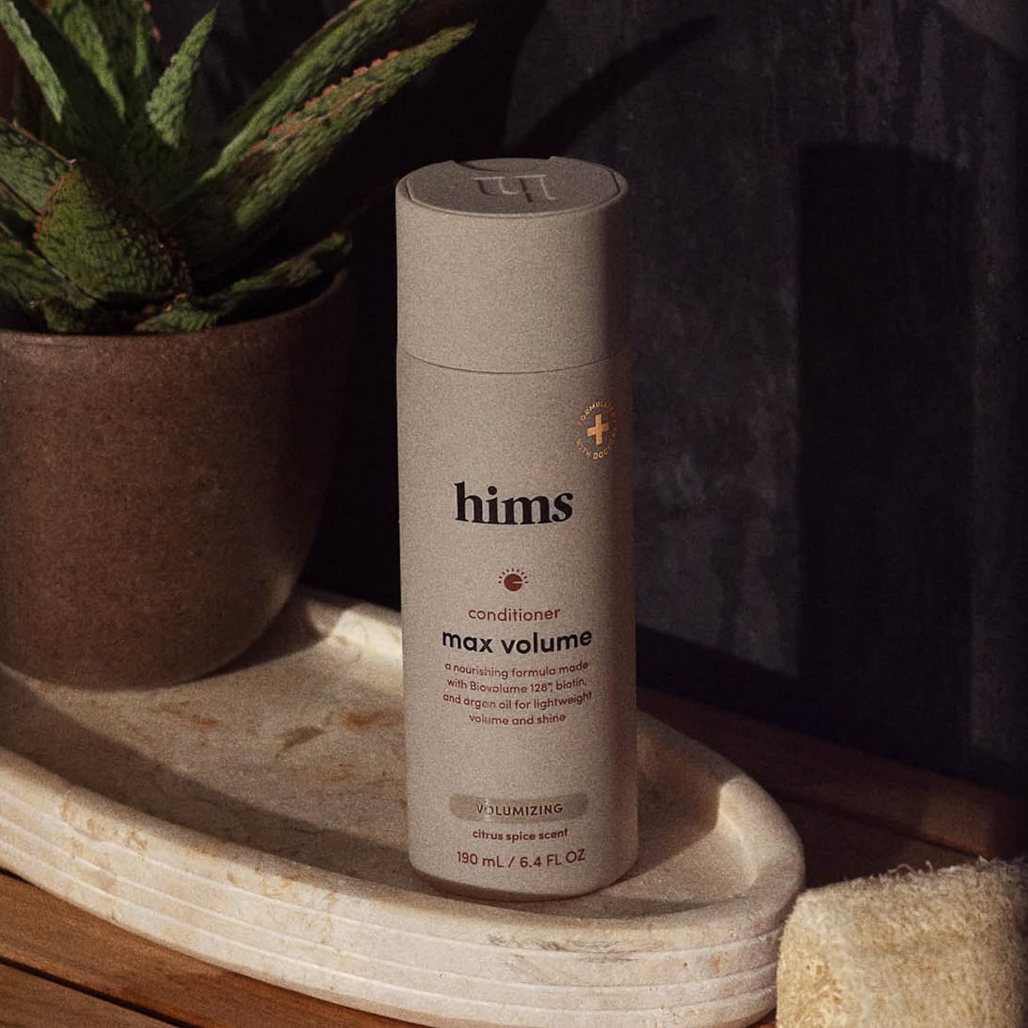 Hims Max Volume Conditioner 2 Pack - Volumizing Conditioner for Men - Citrus Spice - Men's Natural Conditioner - Moisturizes, Adds Shine & Bounce - 2 x 6.4 fl oz Bottles : Beauty & Personal Care