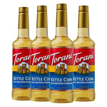 Torani Flavored Drink Syrup, Kettle Corn, 25.4 Fl Oz (Pack Of 4)