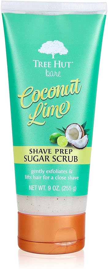 Tree Hut Bare Shave Prep Sugar Scrub 9oz Essentials for Soft Smooth Bare Skin