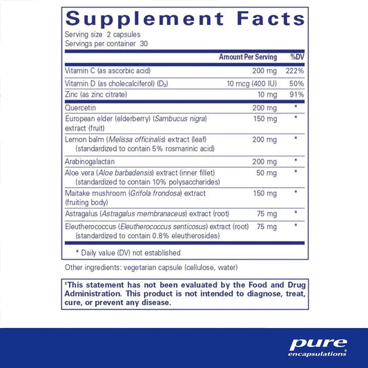 Pure Encapsulations Daily Immune | Comprehensive Immune Formula With Vitamin, Mineral, And Herbal Support | 60 Capsules