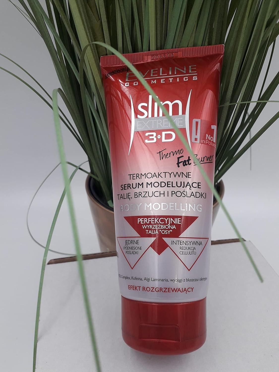 Eveline Slim Extreme 3D Thermo Active Cellulite Cream Hot Serum Treatment for Shaping Waist, Abdomen and Buttocks, : Beauty & Personal Care