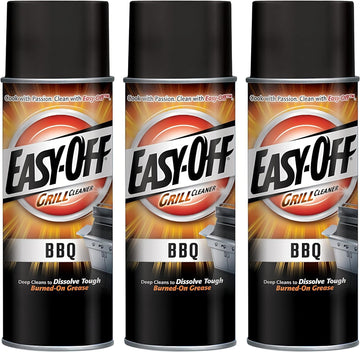 Easy-Off BBQ Grill Cleaner, Degreaser 14.5 Oz Can (Pack of 3)