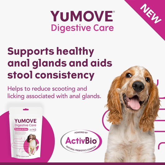 YuMOVE Digestive Care Probiotic & Fibre for All Dogs 180g?YMDC180