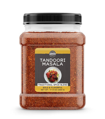 Birch & Meadow Tandoori Masala, 17.6 Oz, Flavorful Spice Blend, Indian Cuisine, Meat & Poultry Marinade