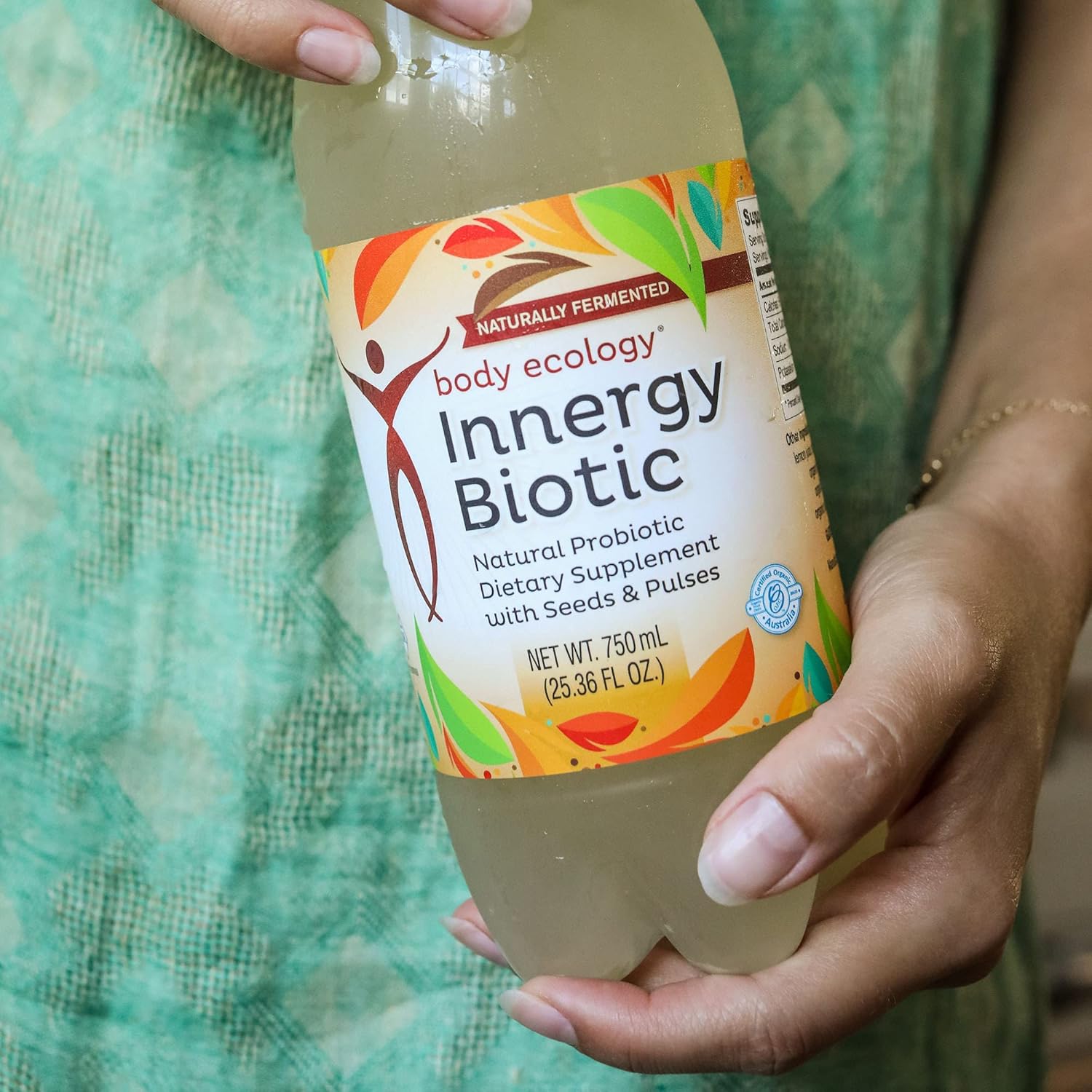 Body Ecology Innergybiotic Natural Probiotic | Naturally Fermented Liquid Probiotic Dietary Supplement And Energy Drink | Probiotic Drink For Digestive Support And Gut Health | 25.36 Fl Oz : Grocery & Gourmet Food