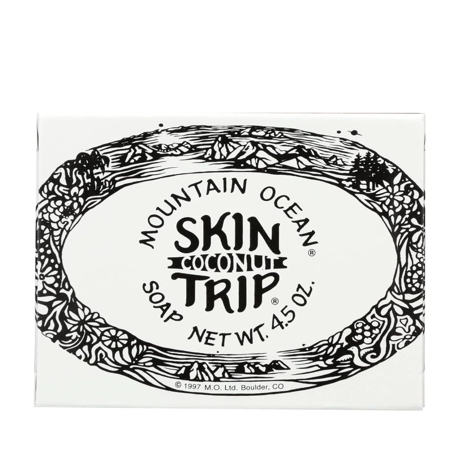 Mountain Ocean Skin Trip Coconut Soap | 4.5Oz | Gentle Cleansing Bar Soap For Body, Natural Nourishment, And Hydration