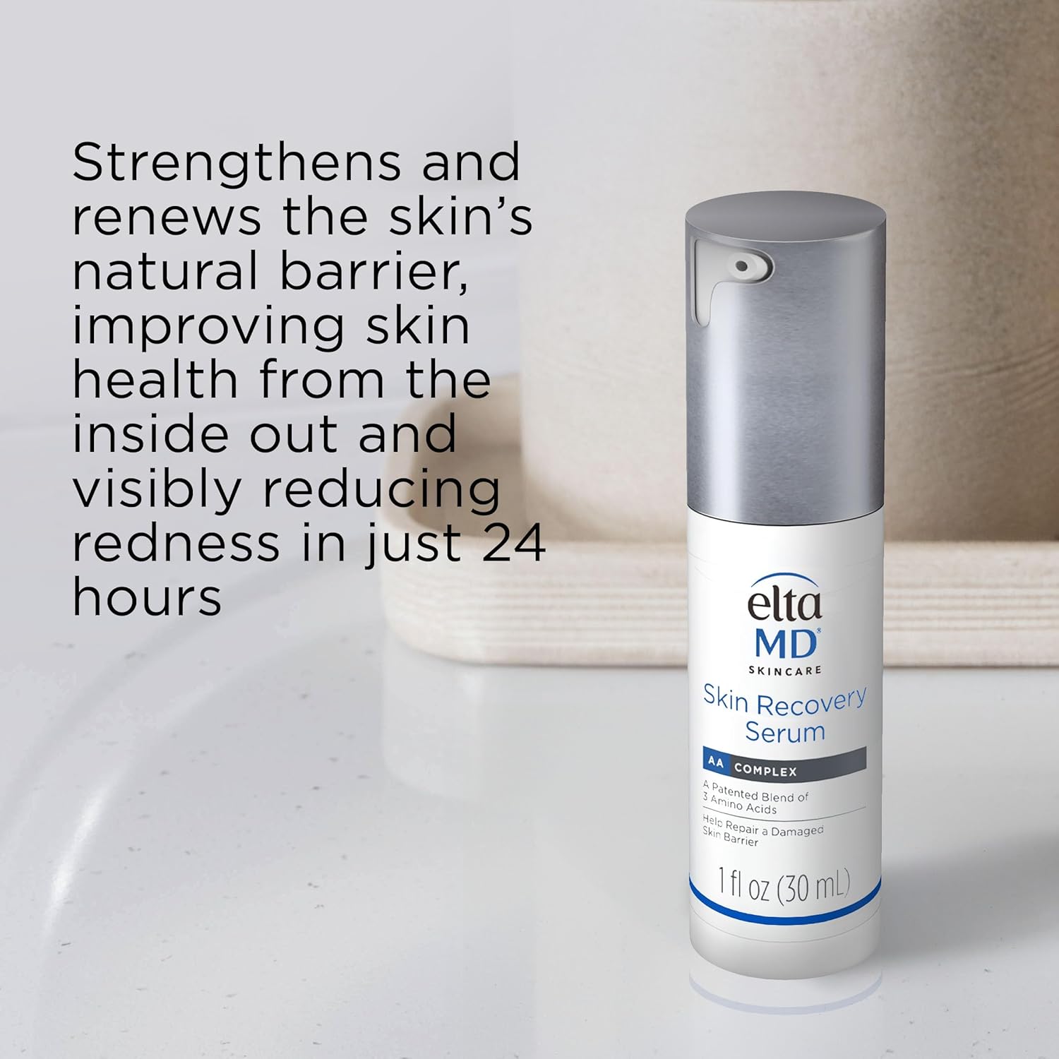 Eltamd Skin Recovery Face Serum, Redness Relief, Facial Serum Visibly Reduces Redness In 24 Hours, For Sensitive Skin, 1.0 Oz Pump : Beauty & Personal Care