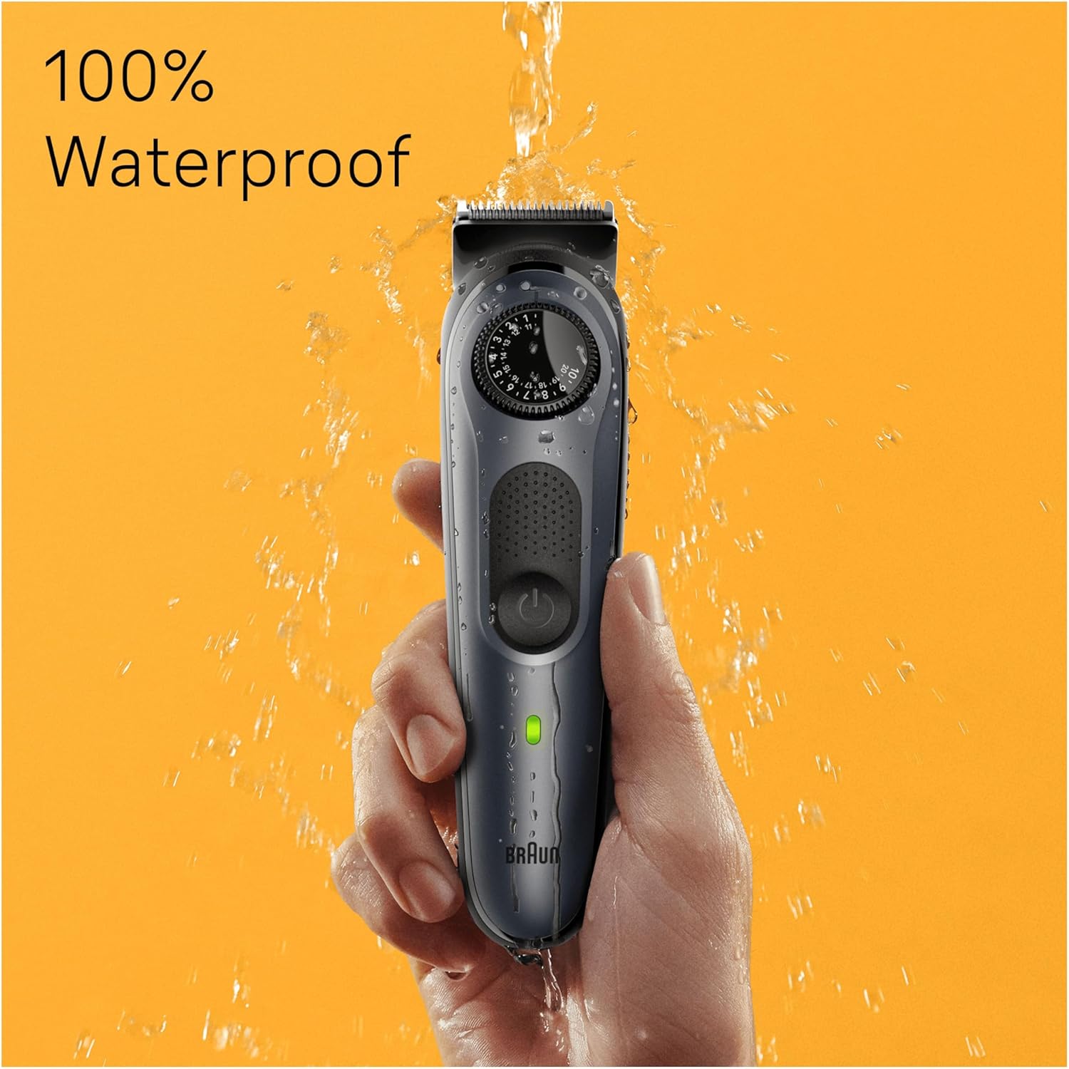 Braun Beard Trimmer Series 5 & Hair Clippers, Beard Trimmer Men Rechargeable, 40 Length Settings, 100-Min Cordless Runtime & Waterproof, BT5440, Silver, Black : Amazon.co.uk: Health & Personal Care