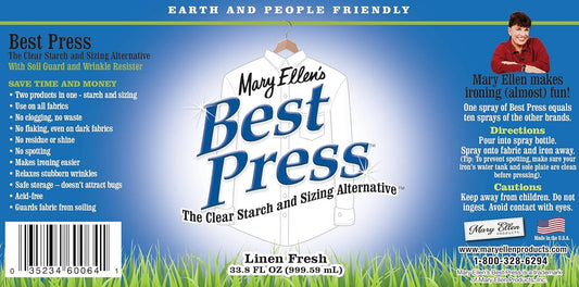 Mary Ellen's 33.8-Ounce Best Press Refills, Linen Fresh