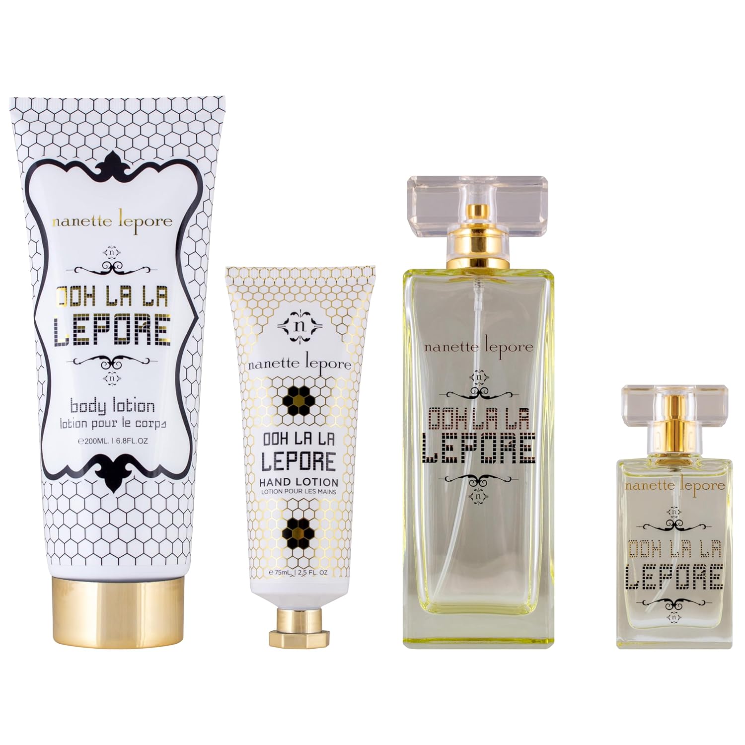 Nanette Lepore Ooh La La Lepore Eau De Parfum 4 Piece Gift Set For Her, 3.4 Fl. Oz : Beauty & Personal Care