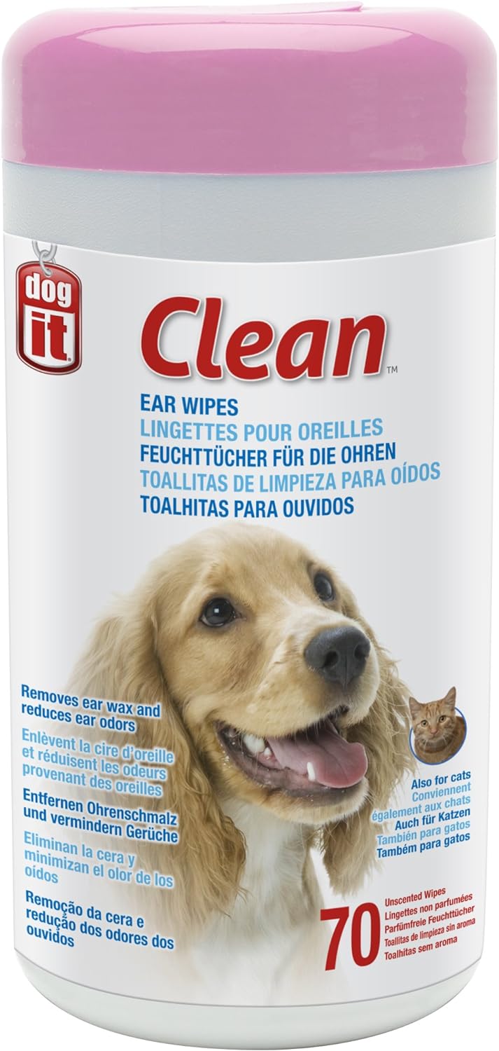 Dogit 70535 Clean Ear Wipes