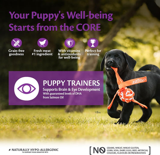 Wellness CORE Puppy Trainers, Treats for Puppy Training, Grain Free Puppy Treats, Rich in Meat, Perfect as Training Treats, 170g?10539