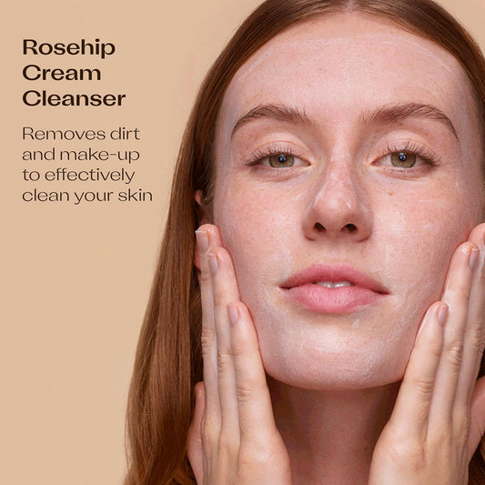 Trilogy Rosehip Cream Cleanser, Hydrating Facial Cleanser With Prickly Pear Complex, 6.76 Fl Oz