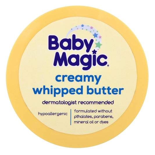 Baby Magic Creamy Whipped Butter | Helps Keep Skin Feeling Healthy And Baby Soft | Hypoallergenic | 8.4 Fl Oz