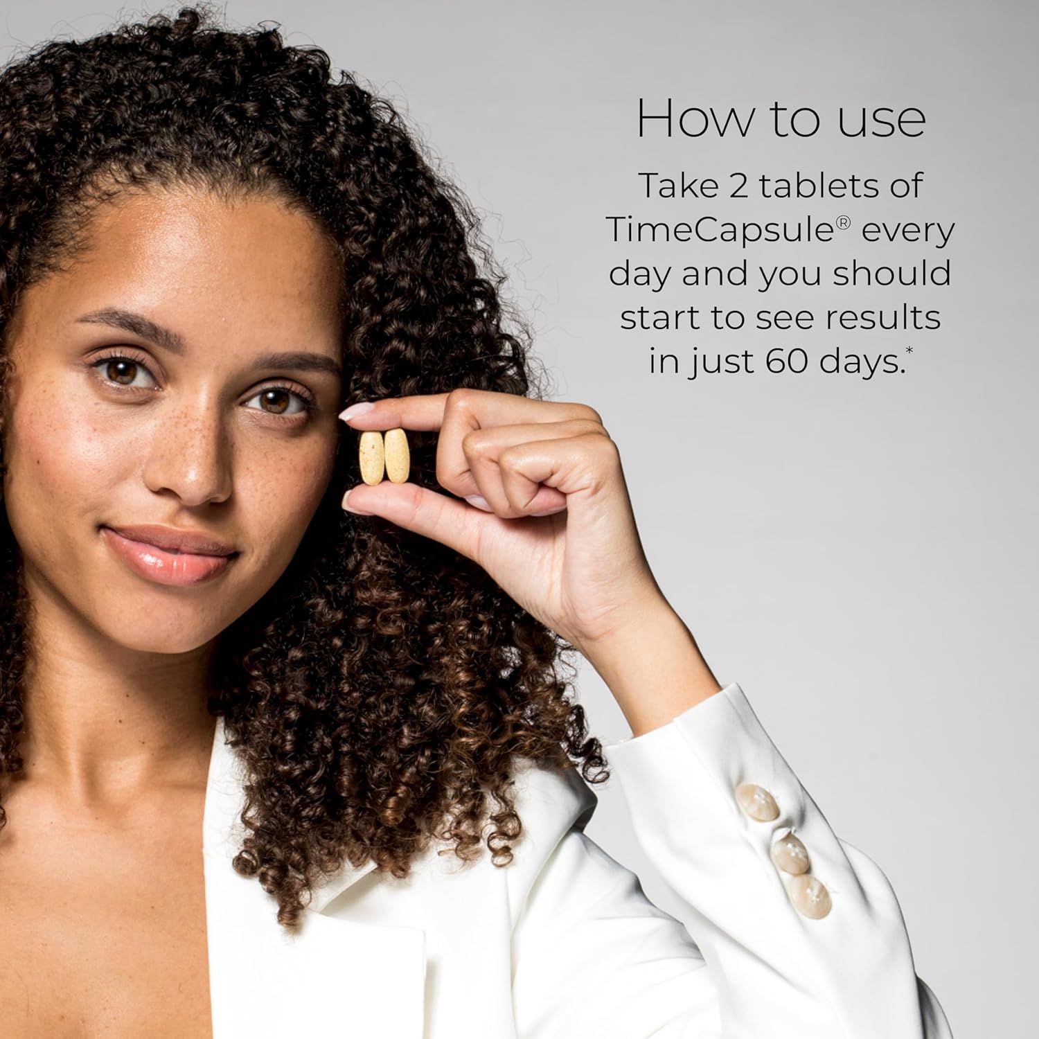 Hush & Hush Timecapsule Multivitamin, Women'S Multivitamin, Men'S Multivitamin, Clean Nutraceuticals Supplements That Contains Hyaluronic Acid, Vitamin C, Zinc, Vitamin B12, Vitamin E - 60 Tablets : Health & Household